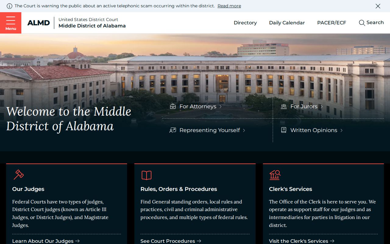 Pike County federal court records Middle District source
