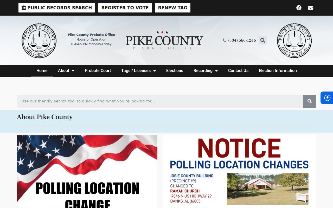 Pike County Court records Probate Office source